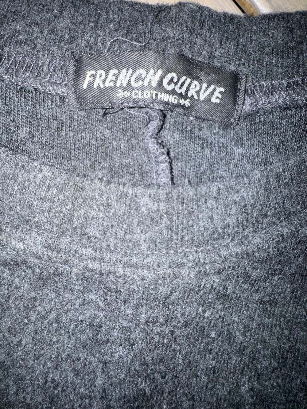 French Curve Women’s Gray Fuzzy Knit Sweater Dress Long Sleeve A-Line Tunic
Fre